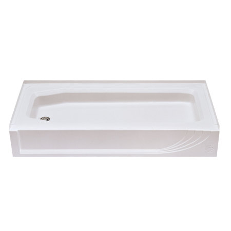 KINRO COMPOSITES Kinro WBC-5428 L-SPK ABS Shower Pan - Left Hand, White 209982